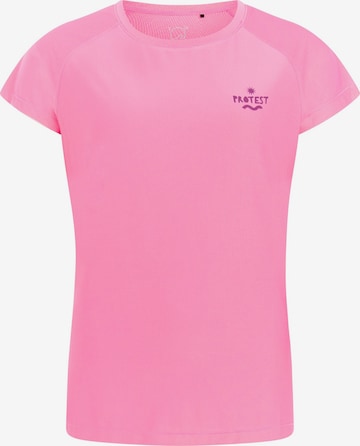 PROTEST Performance Shirt 'PRTCal' in Pink: front