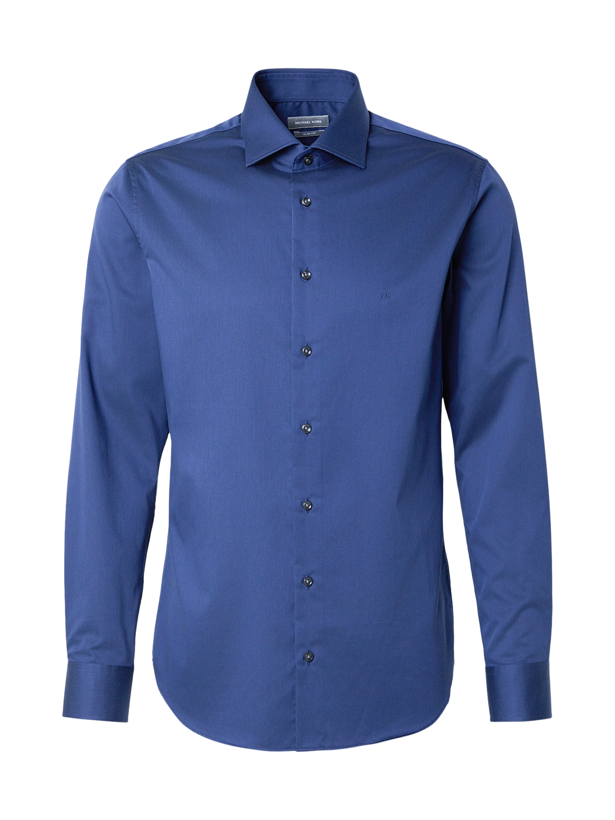 Michael Kors Slim fit Πουκάμισο σε μπλε: μπροστά