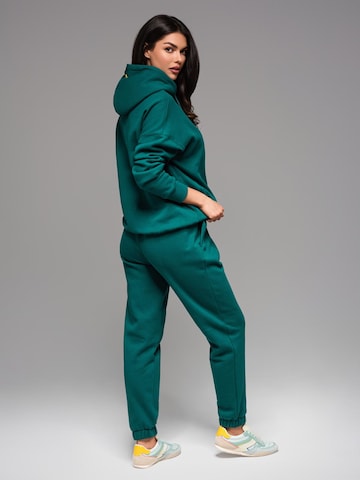 Tapered Pantaloni di Ombre in verde