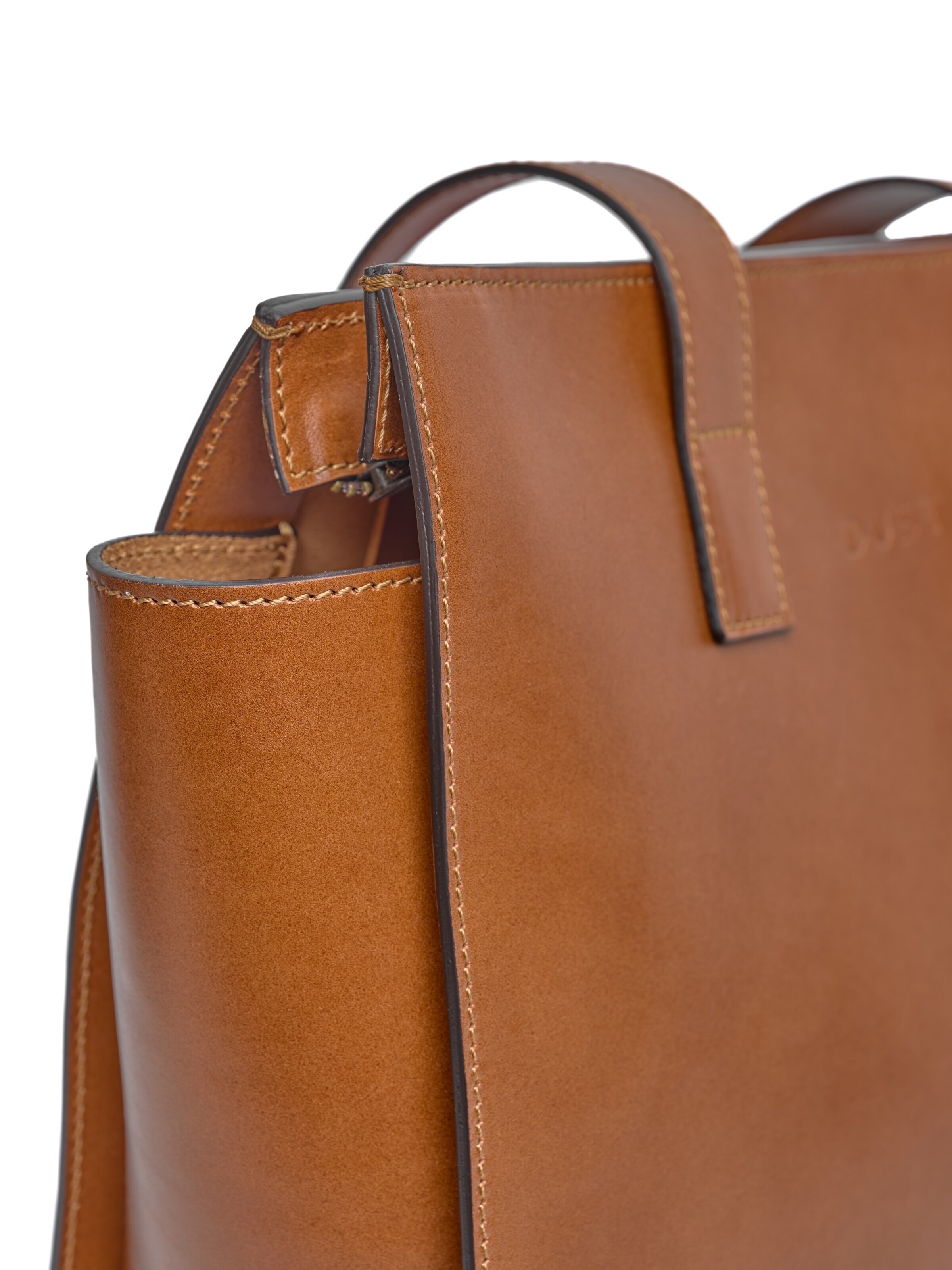 THE DUST COMPANY Shopper 'Leather Tote Brown Aspen Collection' in Bruin