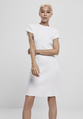 Urban Classics Dress in White: front