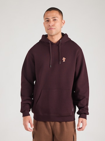 Sweat-shirt 'Cookieman' Iriedaily en rouge : devant