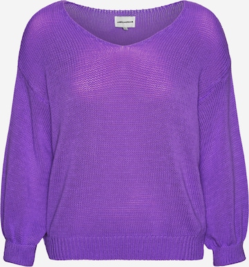 Pull-over oversize 'Milana Cotton' americandreams en violet : devant