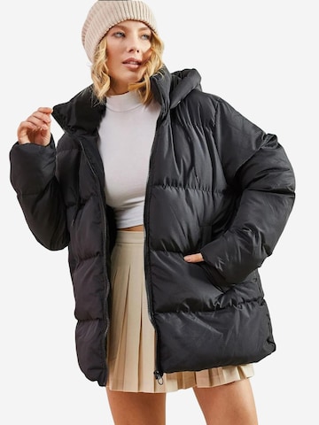 Bianco Lucci - Casaco de inverno em preto: frente