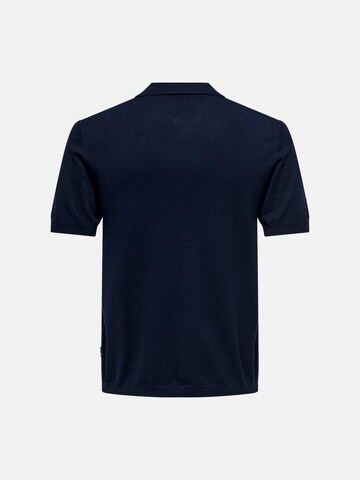 Pull-over Only & Sons en bleu