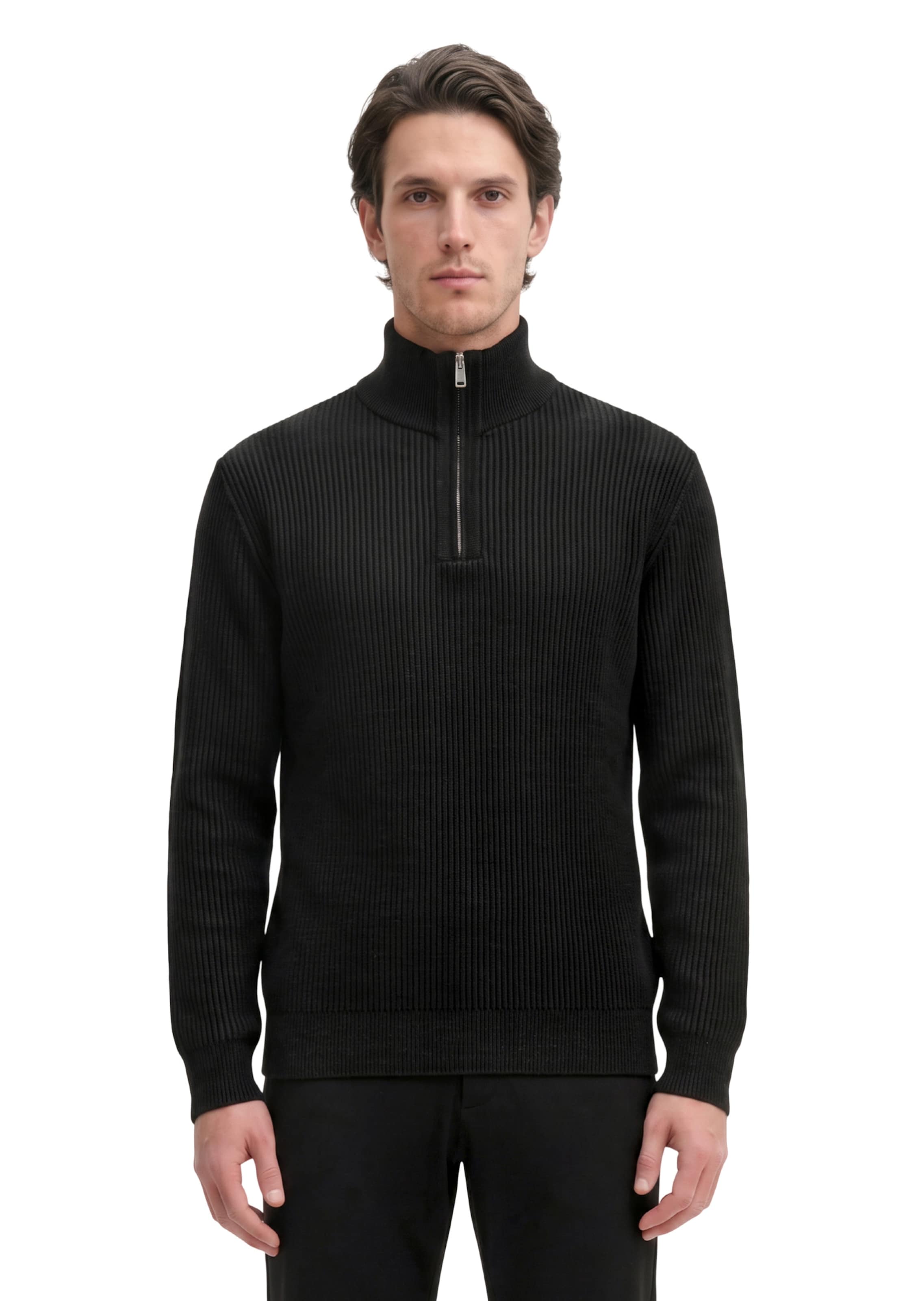 Marc O'Polo Pullover in Schwarz: Vorderseite