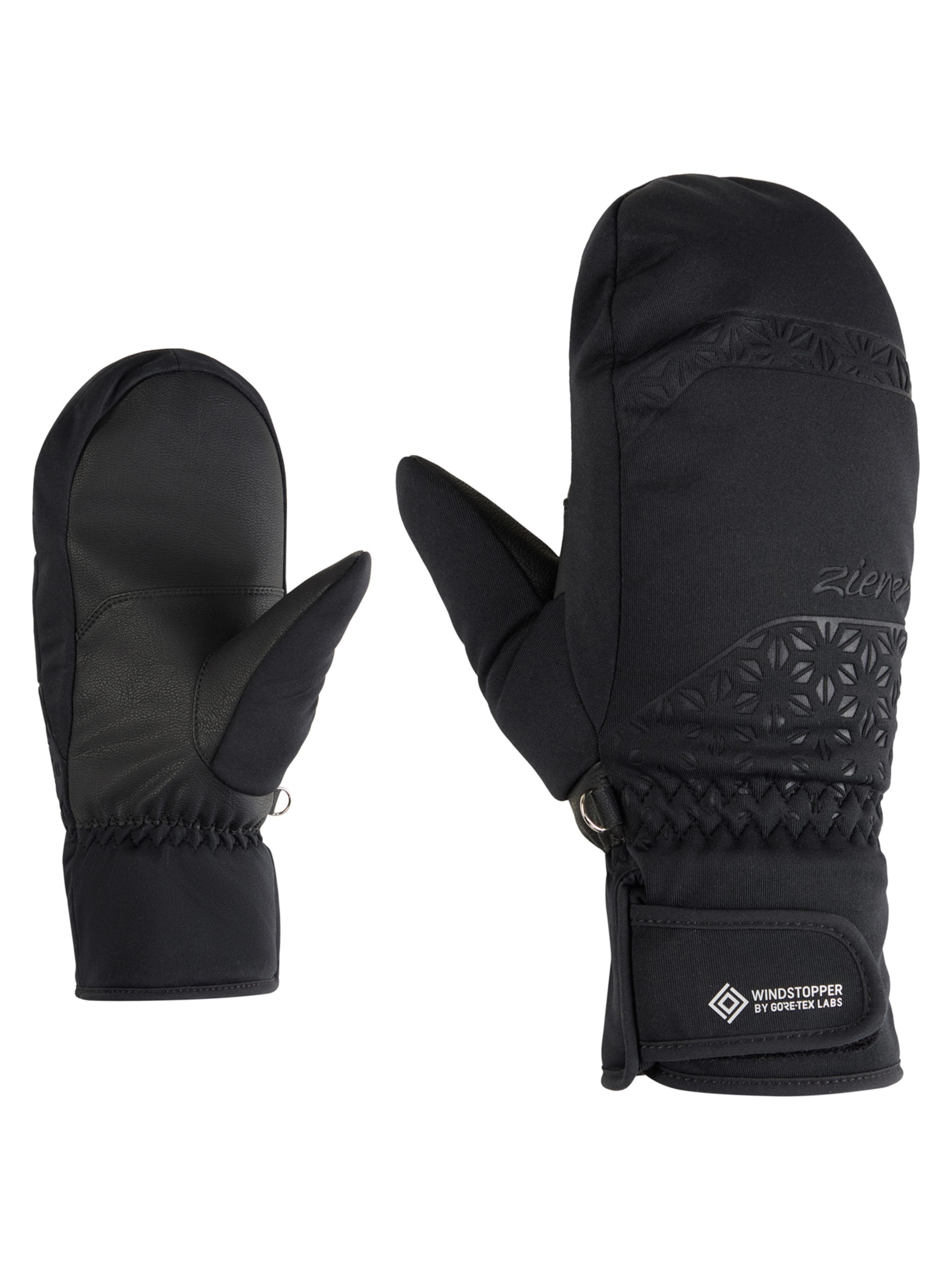 ZIENER Sporthandschuhe 'Klementina' in Schwarz: Vorderseite