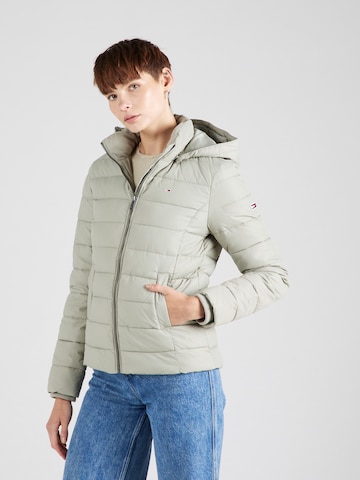 Tommy Jeans Winter Jacket in Grey: front