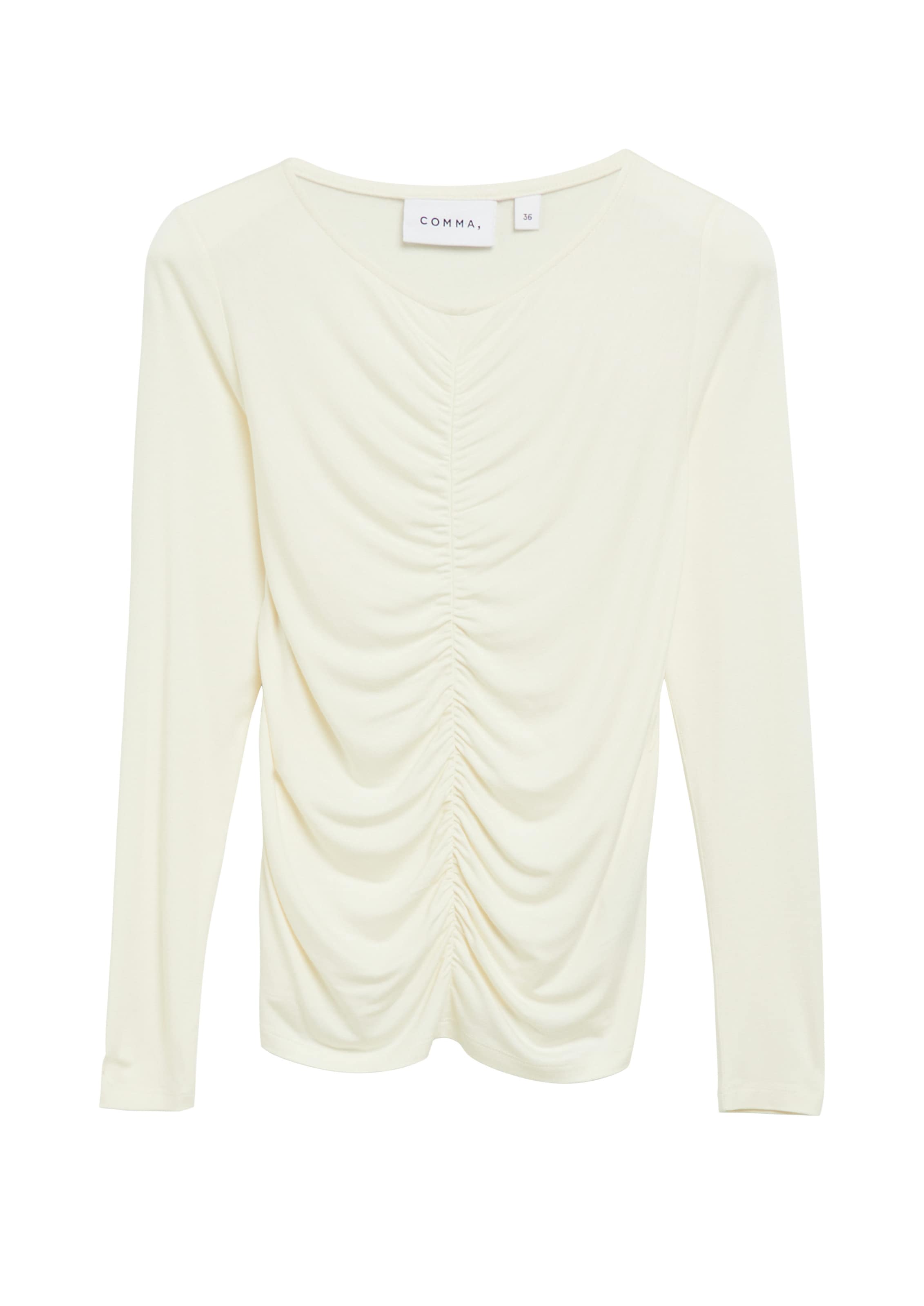 COMMA Shirt in Beige: front