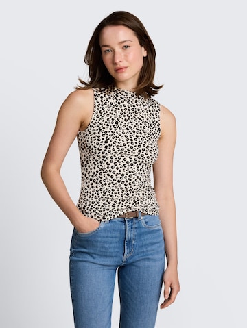 TOM TAILOR DENIM Top in Beige: Vorderseite