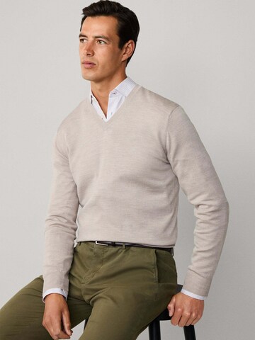 Hackett London Pullover in Grau