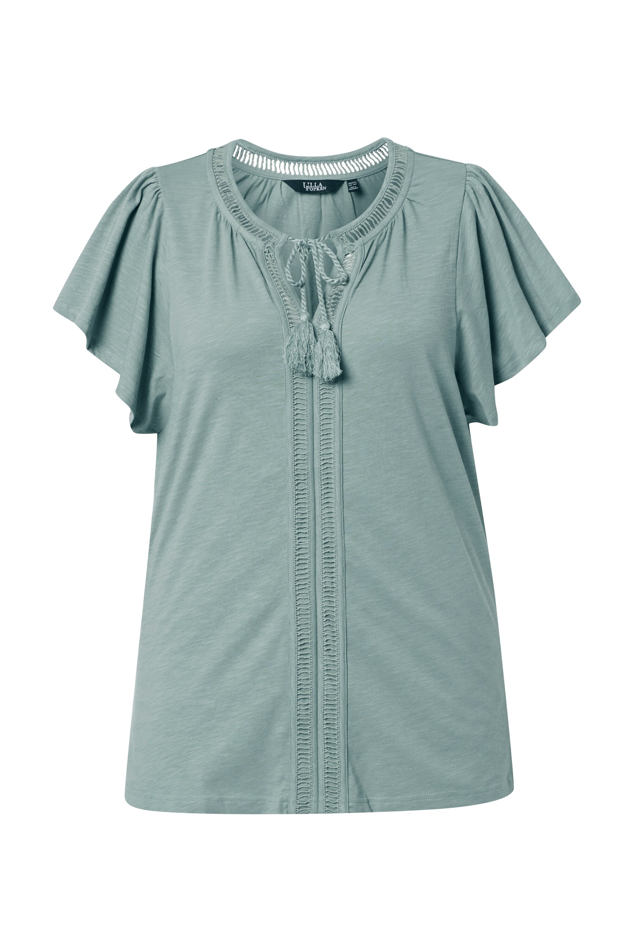 Ulla Popken Shirt in Groen: voorkant