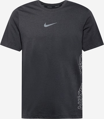 NIKE Performance Shirt 'Burnout' in Black: front