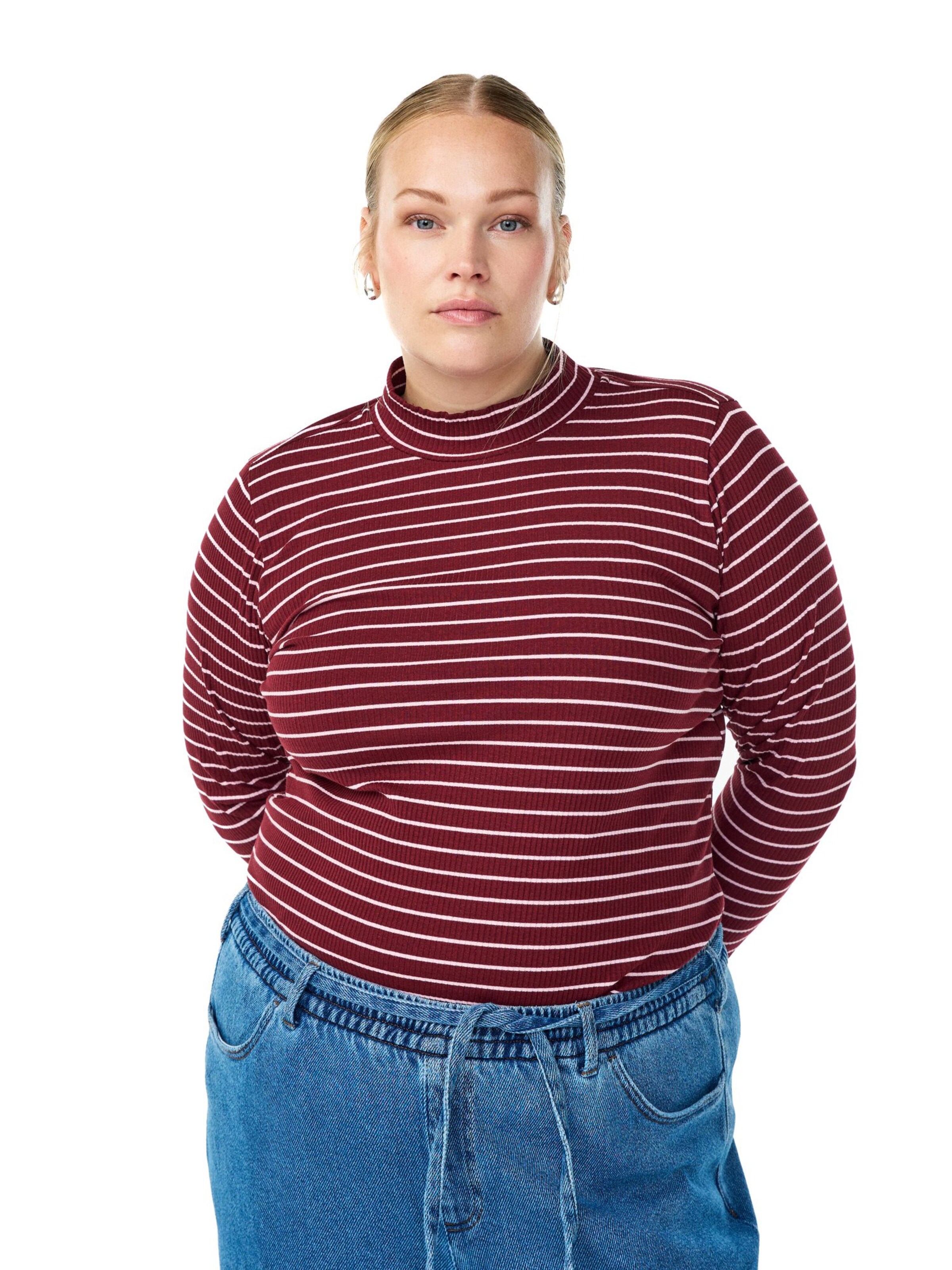 Zizzi Blouse 'Sibine' in Red