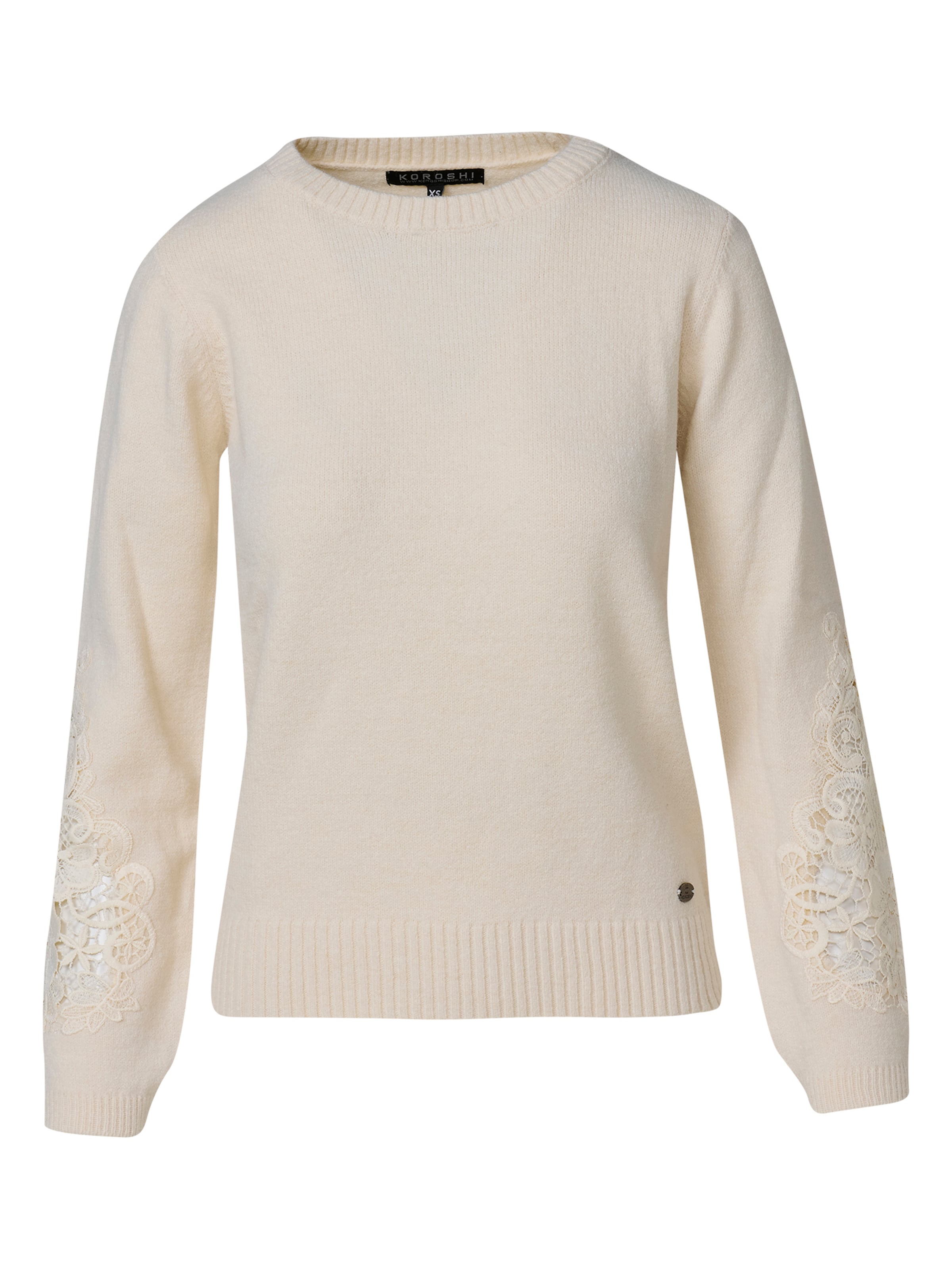 KOROSHI Pullover in Weiß: Vorderseite