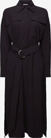 Robe-chemise ESPRIT en noir : devant