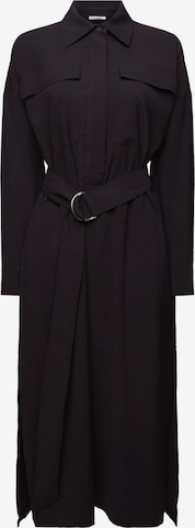 Robe-chemise ESPRIT en noir : devant