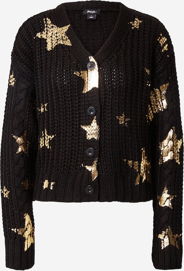 Nasty Gal Cardigan i S i guld / sort, Produktvisning