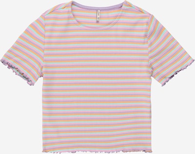 KIDS ONLY T-Shirt 'AMELIA' in aqua / pastelllila / hellorange / rosa, Produktansicht