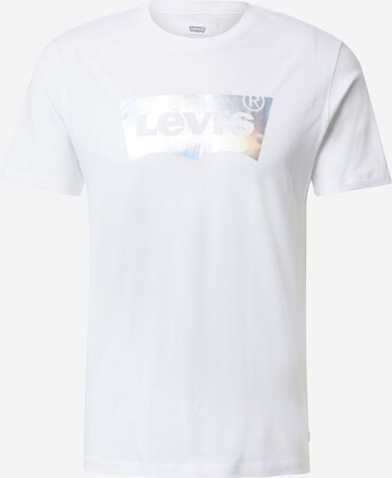 Regular T-Shirt 'Graphic Crewneck Tee' LEVI'S ® en blanc : devant