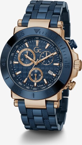 Orologio analogico di Gc in blu: frontale