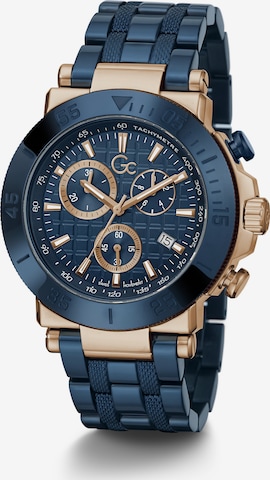 Gc Analog Watch in Blue: front