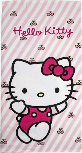 Cerdá Strandtuch 'HANDTUCH POLYESTER HELLO KITTY' in 70x140 cm in rosé, Produktansicht