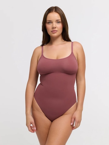 Body modellante 'Cami Sculpting Bodysuit with Slip' di cfab in lilla
