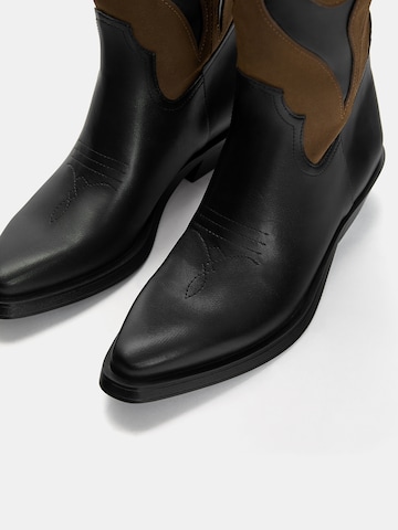 Bottes de cowboy Pull&Bear en noir