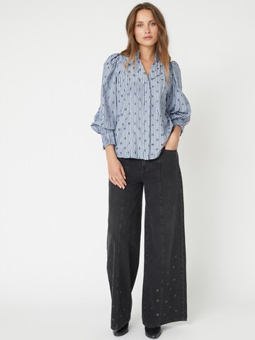 co'couture Blouse 'Trixie' in Blauw