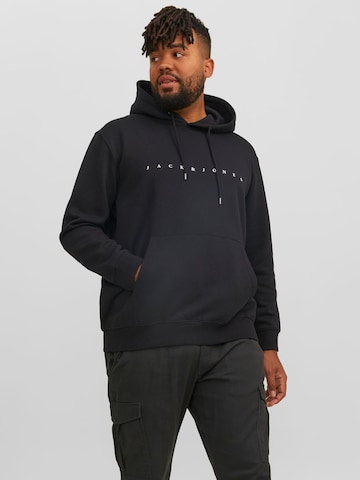 Jack & Jones Plus Sweatshirt 'Star' in Schwarz: predná strana