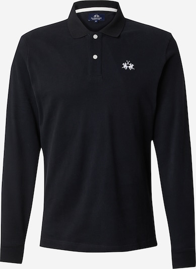 Marškinėliai 'XMP004' iš La Martina, spalva – juoda / balta, Prekių apžvalga