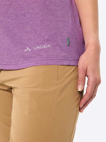 VAUDE Performance shirt 'Skomer III' in Purple