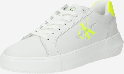 Calvin Klein Jeans Ниски маратонки в лимоненожълто / черно / бяло, Преглед на продукта