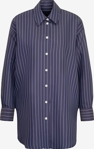 Chemisier 'Schwarze Rose' SEIDENSTICKER en bleu : devant