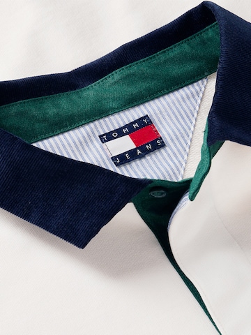 Tommy Jeans Shirt 'Rugby' in Weiß