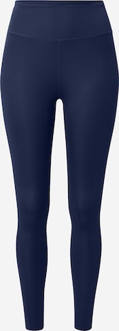 NIKE Workout Pants 'One Luxe' in Blue: front
