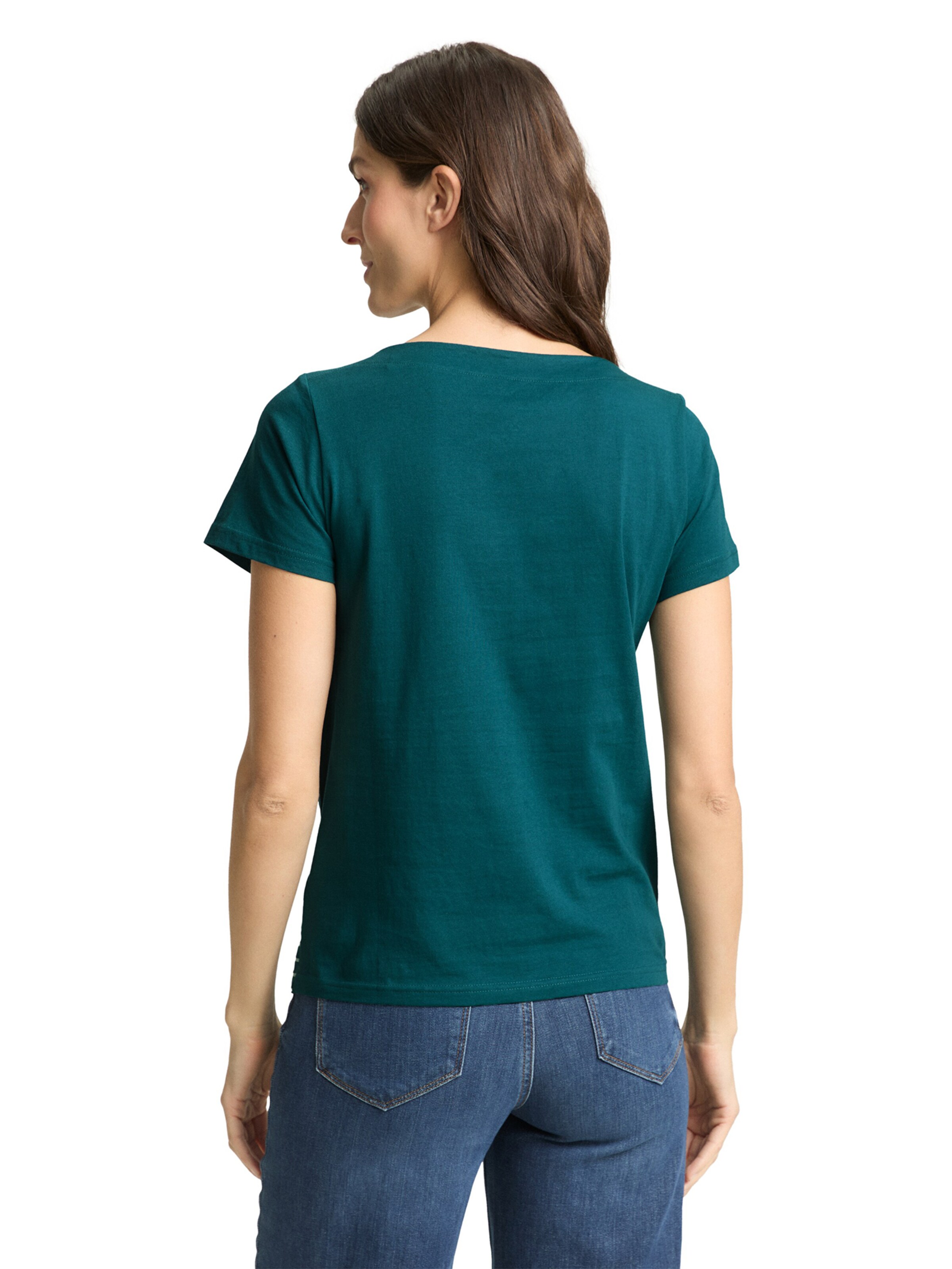 TOM TAILOR T-Shirt in Grün