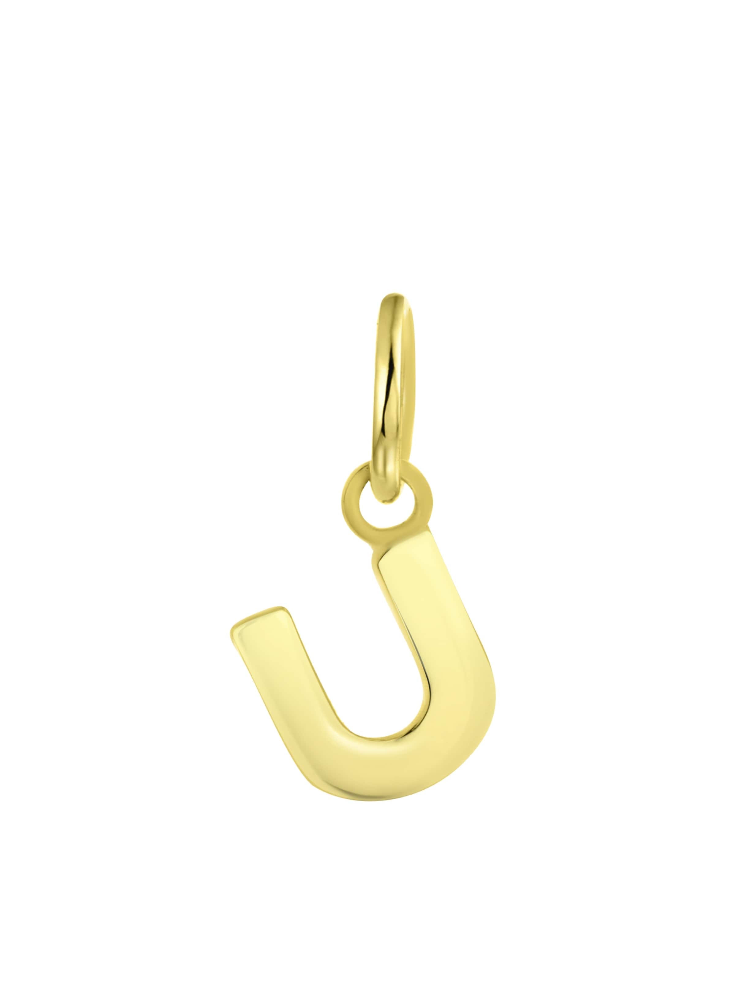 Lucardi Pendant in Gold: front