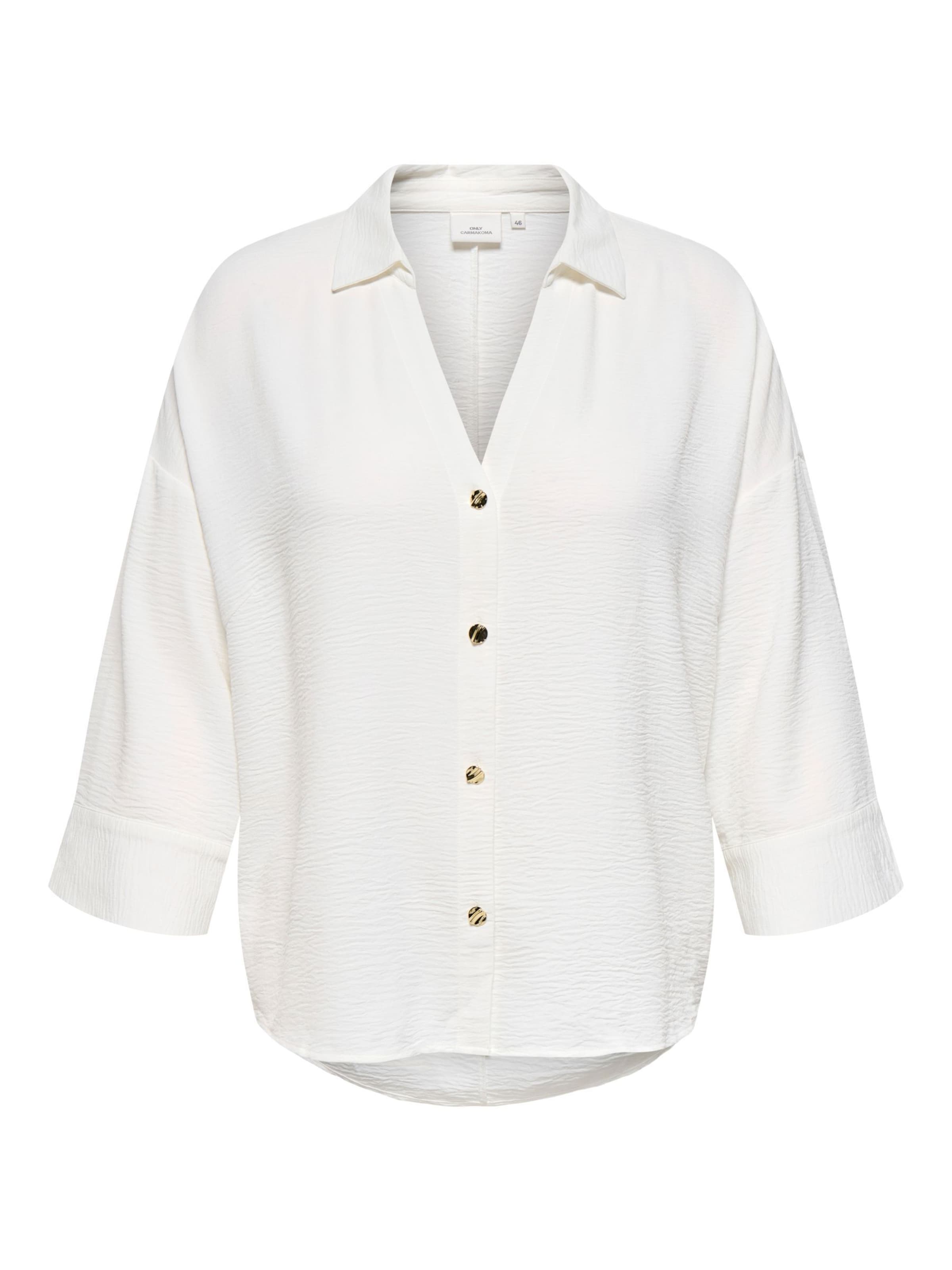 Chemisier 'CARSverre' ONLY Carmakoma en blanc : devant