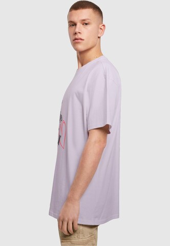 Merchcode Shirt 'Valentines Day - Love is in the Air' in Lila