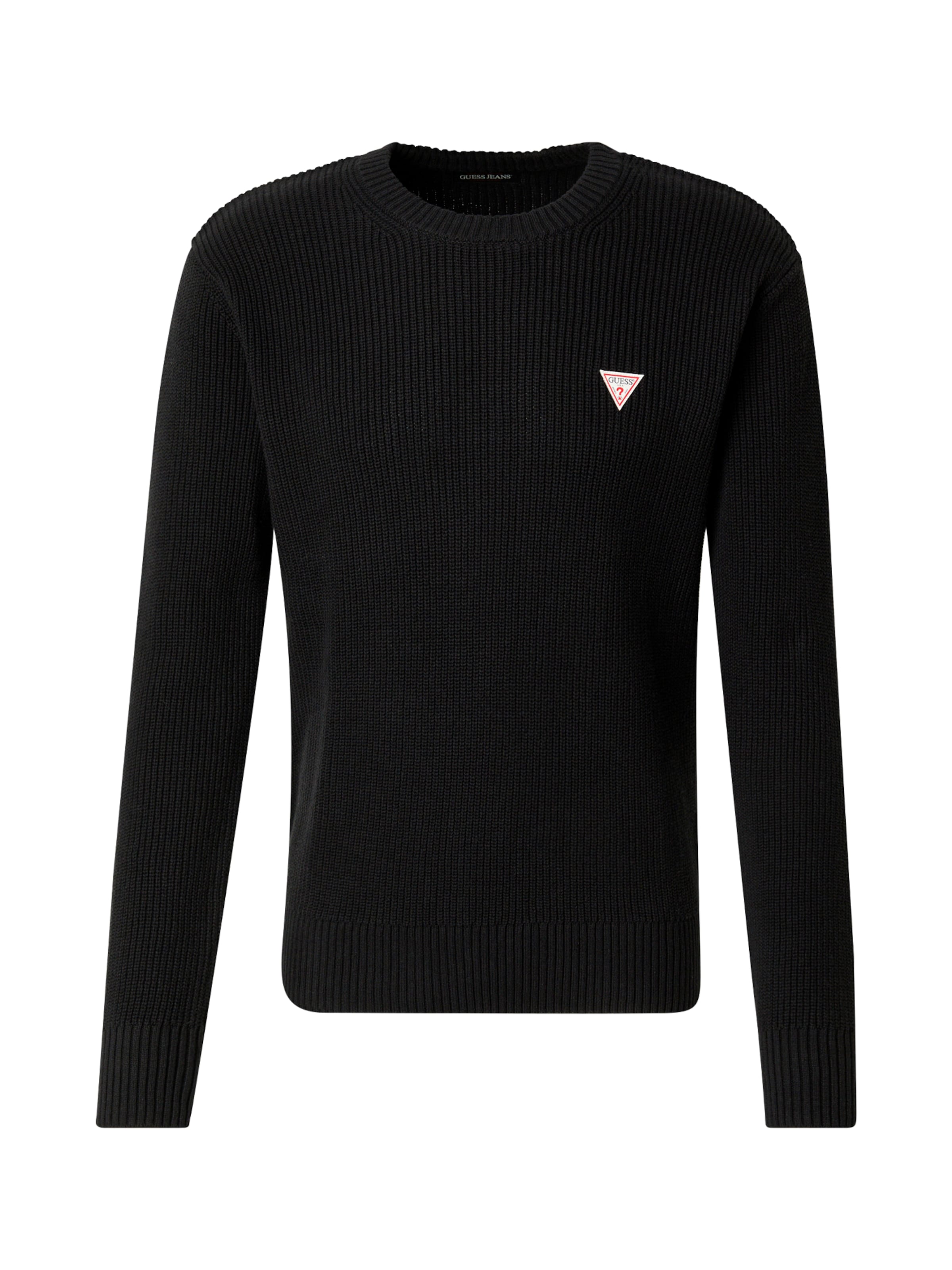 GUESS JEANS Pullover in Schwarz: Vorderseite