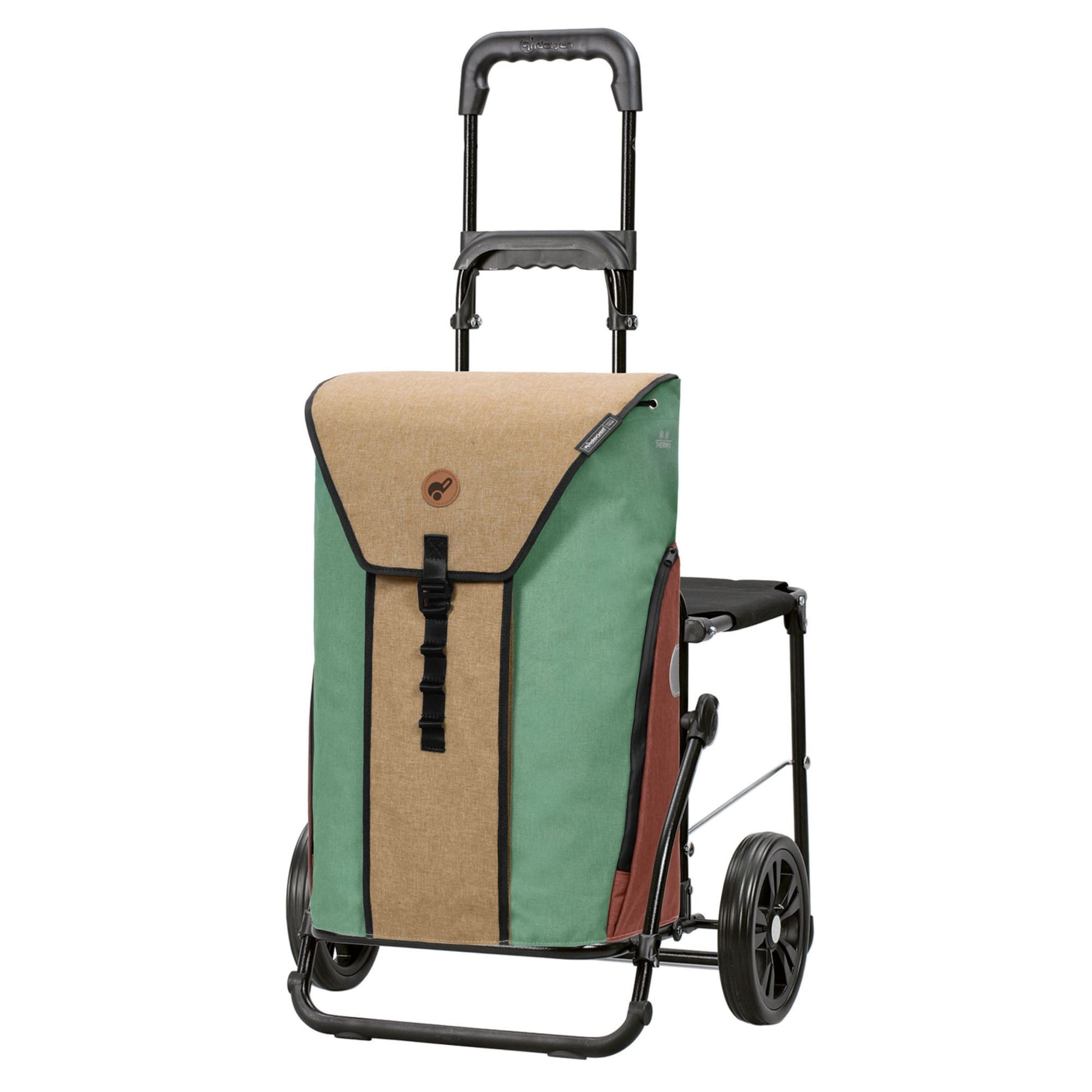 Trolley 'Oli.P 2.0' di Andersen Shopper in beige: frontale