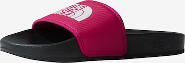 Claquettes / Tongs 'BASE CAMP SIDE III' THE NORTH FACE en rose : devant