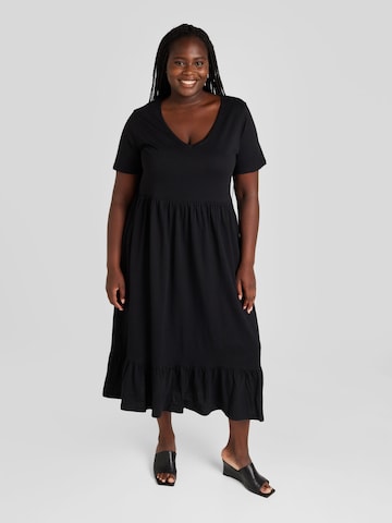 ONLY Carmakoma Sukienka 'MAY' w kolorze czarny: przód