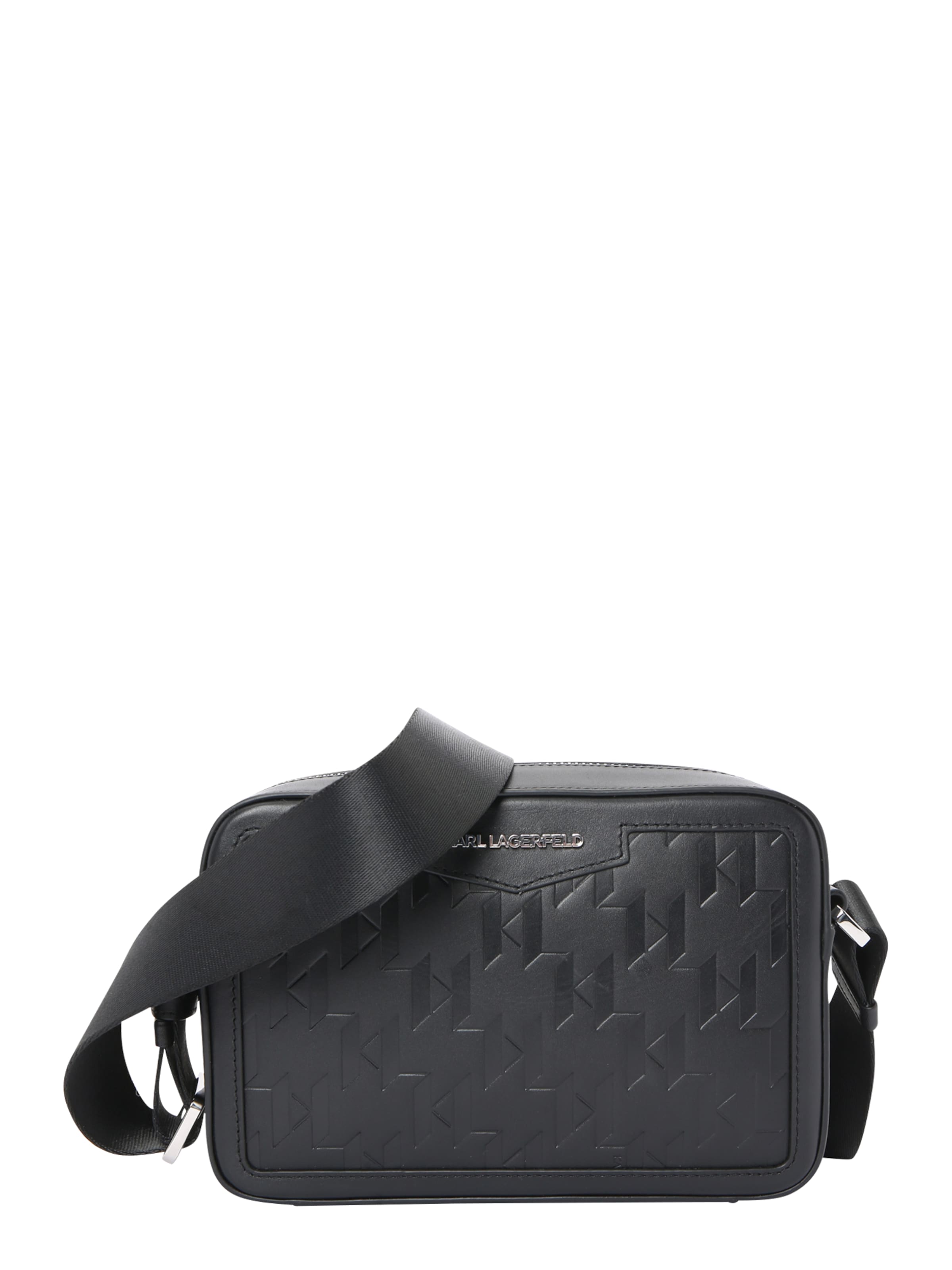 Karl Lagerfeld Τσάντα ώμου σε μαύρο: μπροστά