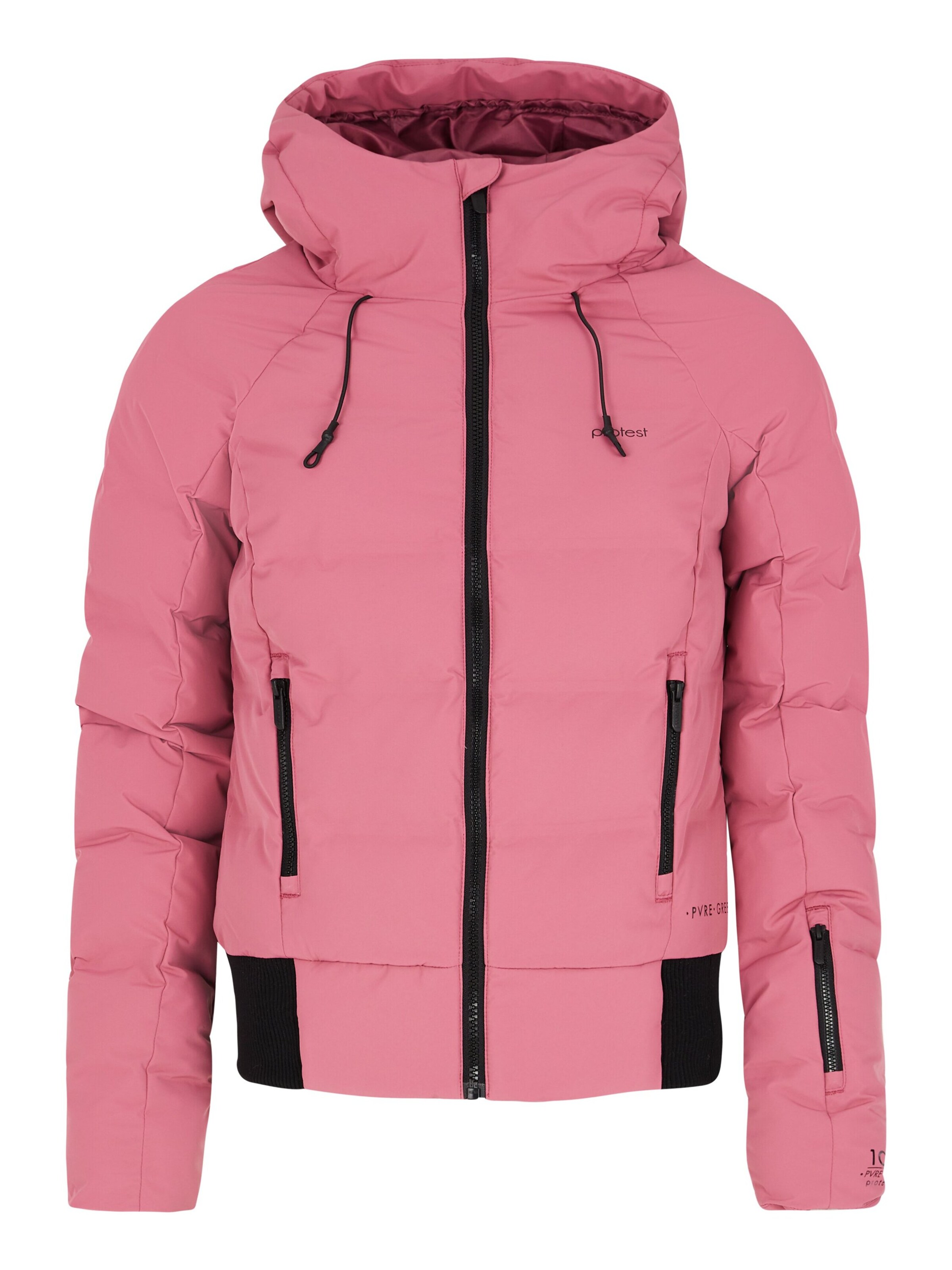 PROTEST Athletic Jacket 'PRTALYSUMI' in Pink: front