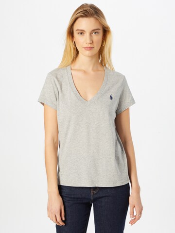 T-shirt Polo Ralph Lauren en gris : devant