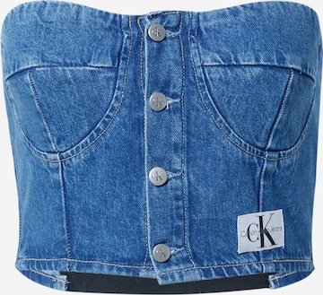 Calvin Klein Jeans Top w kolorze niebieski: przód