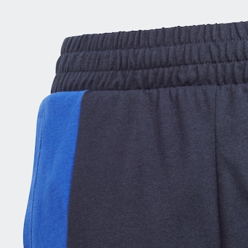 ADIDAS PERFORMANCE Regular Workout Pants 'Colorblock 3-Stripes  Fit' in Black